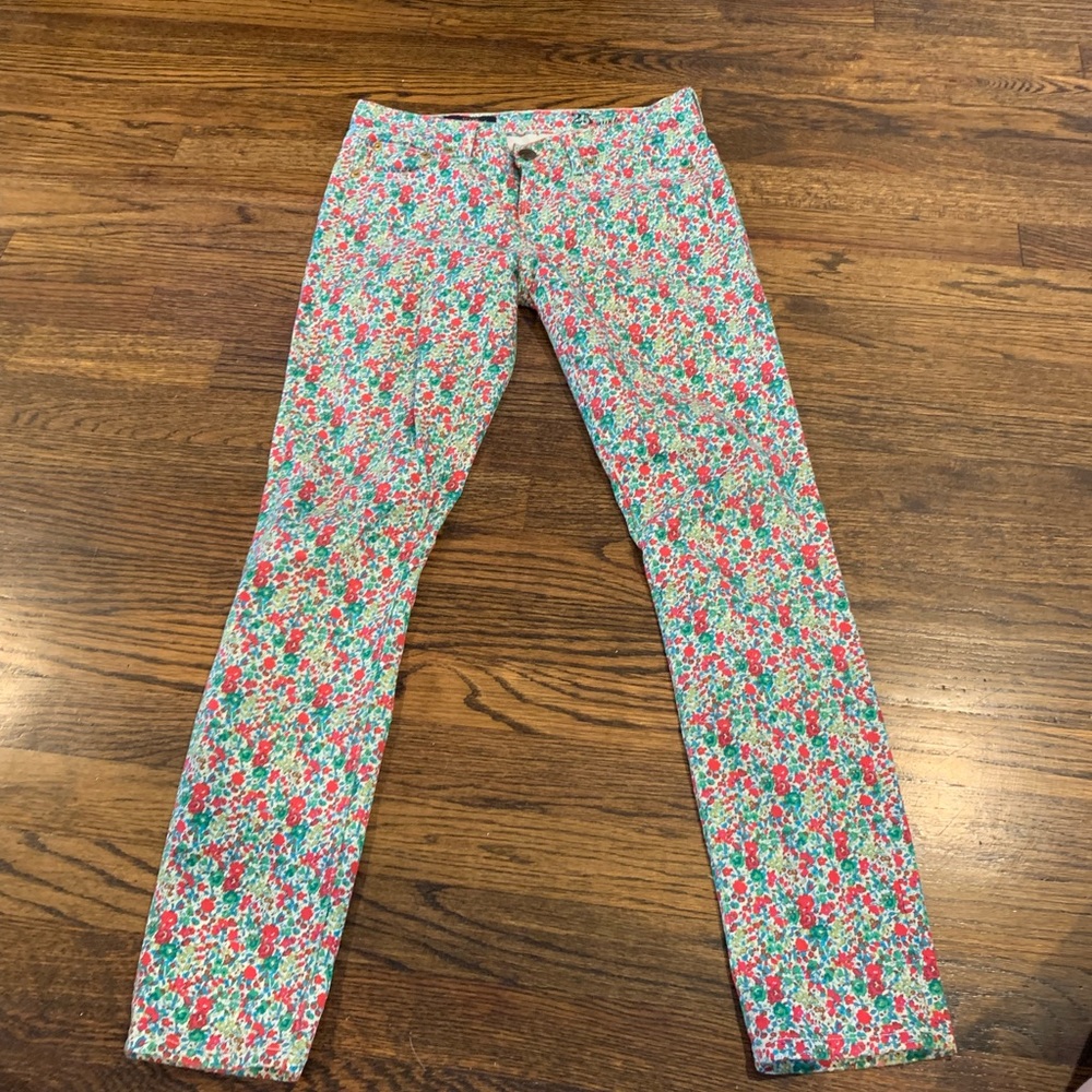 J. CREW FLOWER JEANS